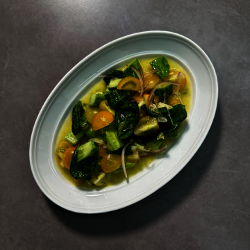 [바우셔] 컴포테이블 타원접시 24cm