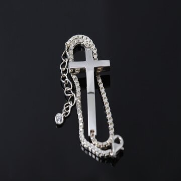 십자가 박스 은팔찌