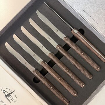 [포르쥬 드 라기올] 안드레 푸트만 스테이크 나이프 에쉬 트리 x 6p