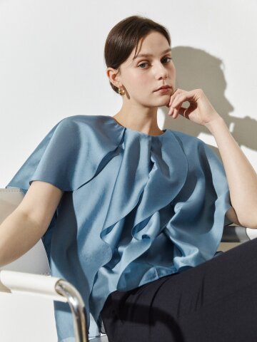 에어 플로우 블라우스 