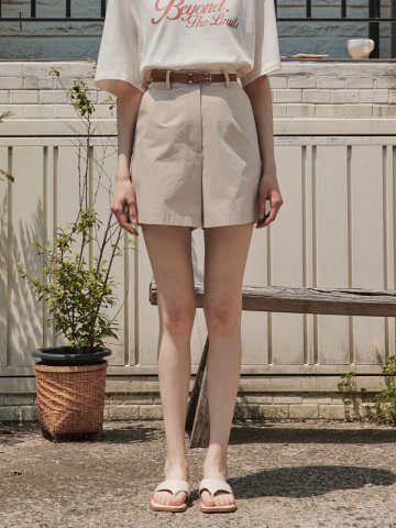 [5컬러] 코튼 밴딩 숏팬츠
