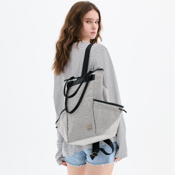 크라프얀 3WAY 토트앤 숄더 백팩 맥시 포그블랙