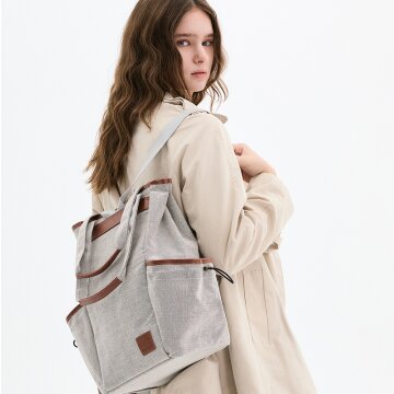 크라프얀 3WAY 토트앤 숄더 백팩 맥시 시티브라운