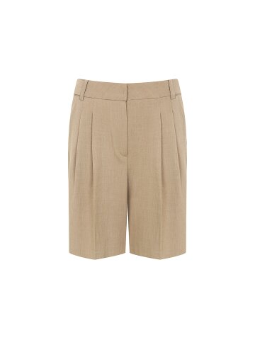 투턱 비조 장식 숏 팬츠 