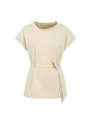 코튼 캡 슬리브 티셔츠 