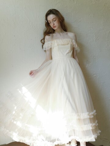 LB_Princess two-way mesh dress