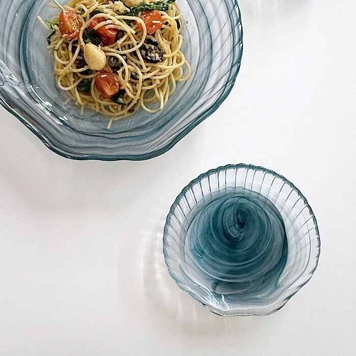 [아르다캠] 가리비 접시 16cm 그린