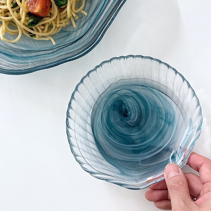 [아르다캠] 가리비 접시 16cm 그린