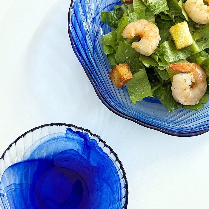 [아르다캠] 가리비 접시 26cm 블루