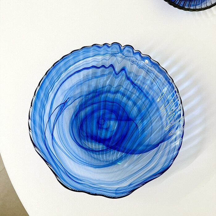 [아르다캠] 가리비 접시 26cm 블루