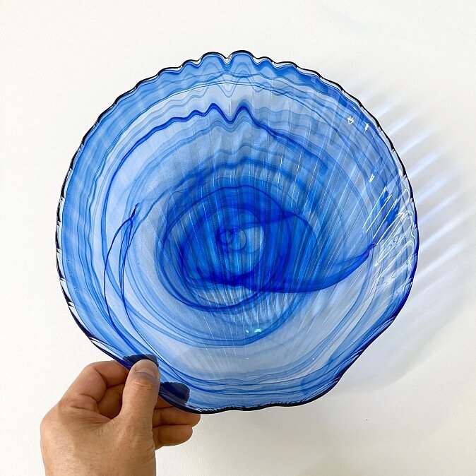 [아르다캠] 가리비 접시 26cm 블루