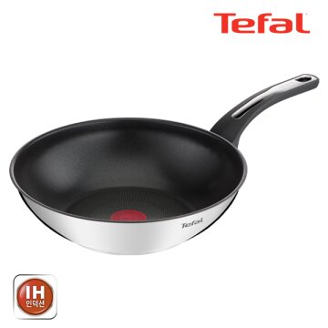 테팔 팬&냄비 인덕션 스테인리스 스틸 뉴 이모션 볶음팬 28cm