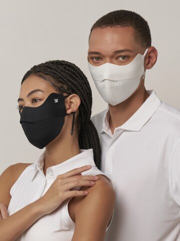 숨쉬기 편한 UV 쿨링 끈조절 심리스 마스크 린다우 (4 colors)