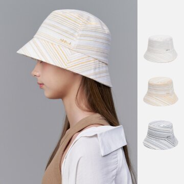 소프티 코튼 스트라이프 버킷햇 프롤리 (3 colors)