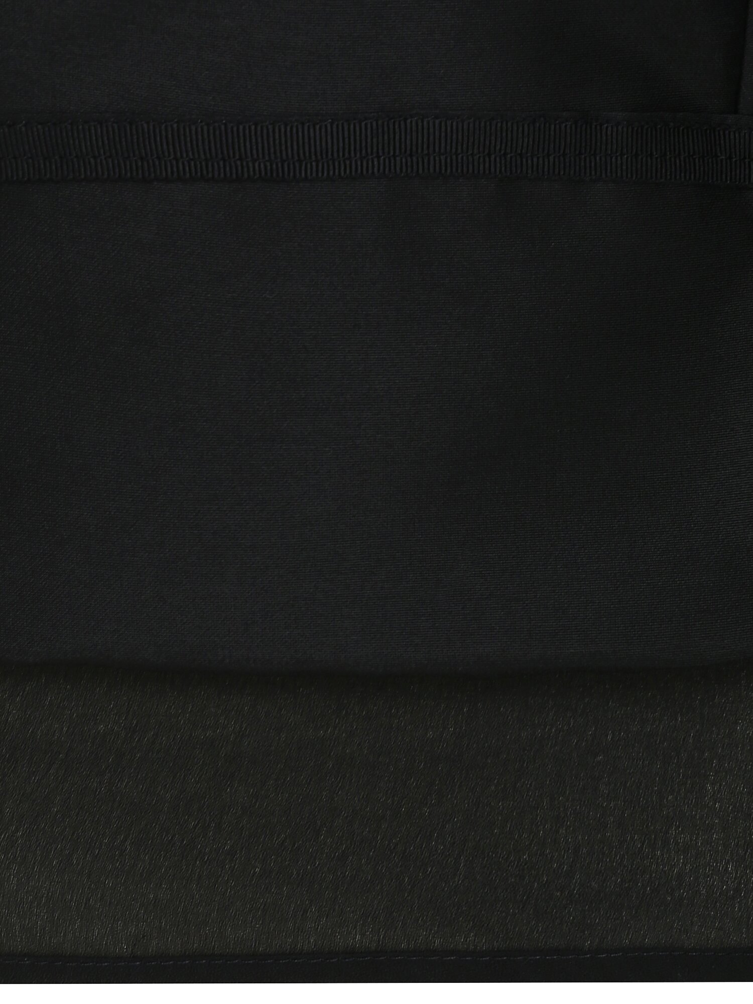 오간자 배색 뷔스티에 원피스 (BLACK)