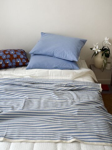 와플 스트라이프 여름 홑이불