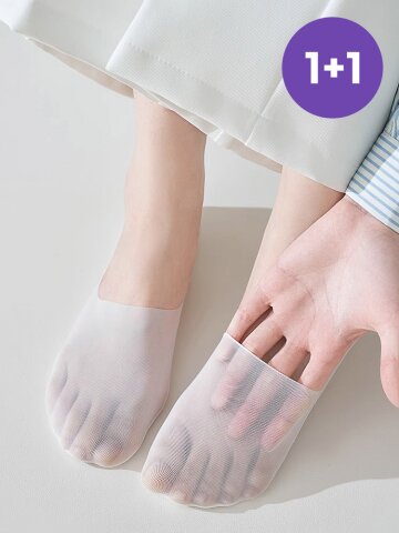 5켤레+5켤레 킨스 여성 여름덧신 발등 시스루 덧신 페이크삭스 양말