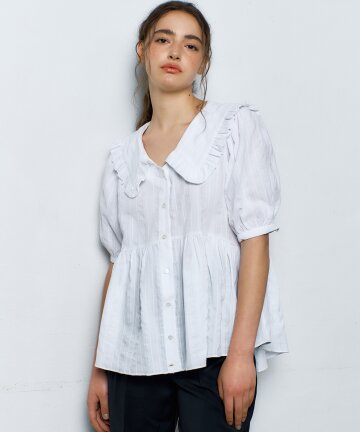 Aileen Natural Blouse [White]
