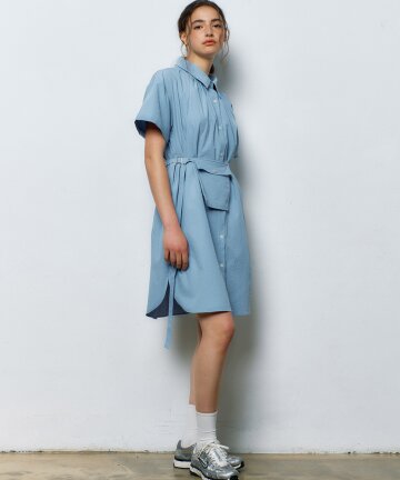 Mare long Shirt Dress [Sky]