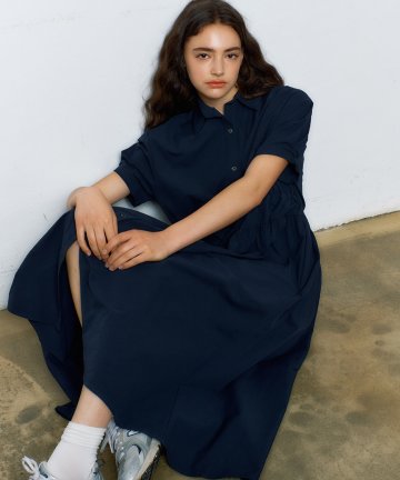 Rive Shirt OnePiece [Navy]