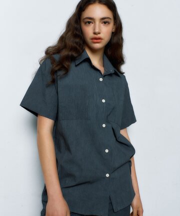 Neph Short-Sleeve Shirt [Charcoal]