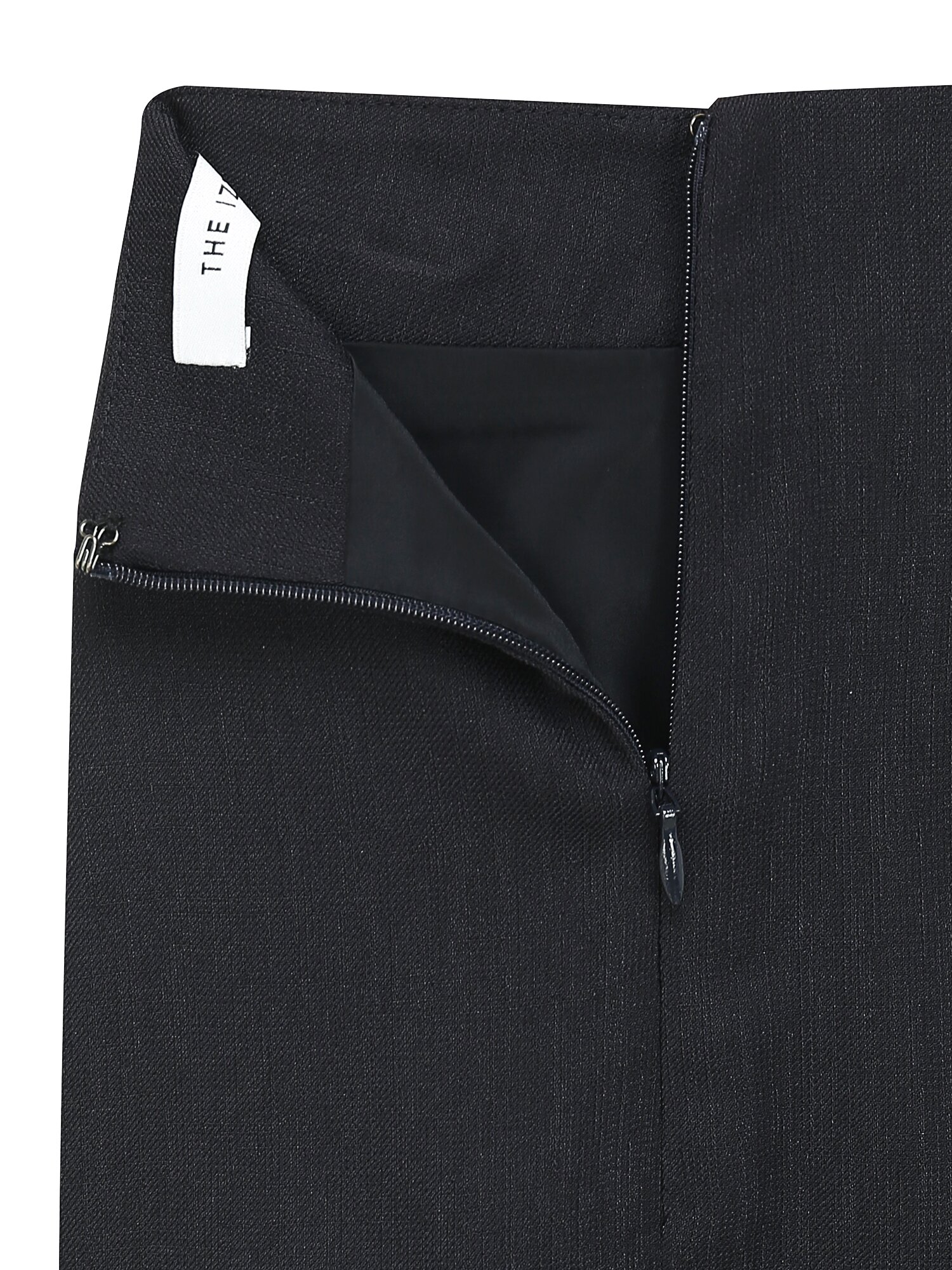 시스루 헴 H라인 스커트 (NAVY)