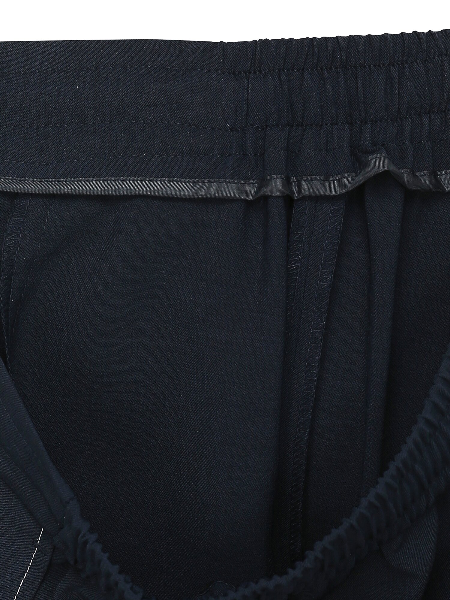 스티치 스트링 백 밴딩 팬츠 (DARK INDIGO)