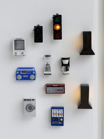 미니어처 미니 냉장고 자석 신호등 믹서기 커피 마그넷