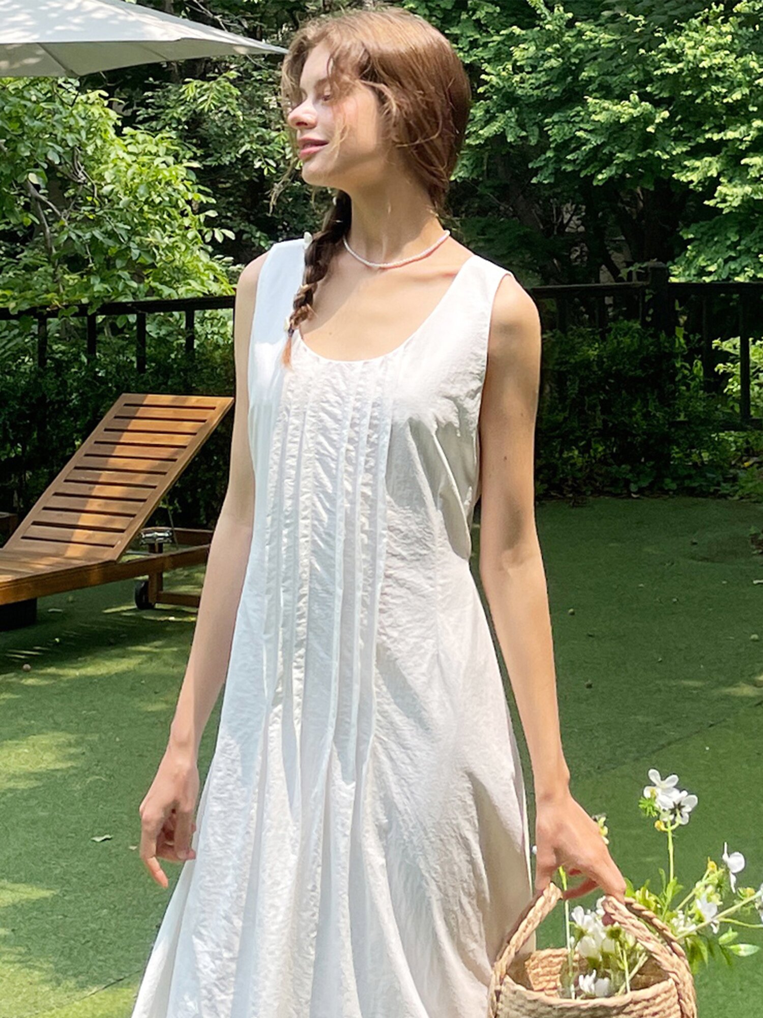 [10차][노정의 PICK] Pintuck long sleeveless dress_4 Colors