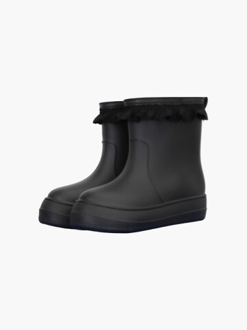 LACE RING RAINBOOTS_BLACK