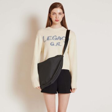 RUBBER BAG(UNISEX)-BLACK