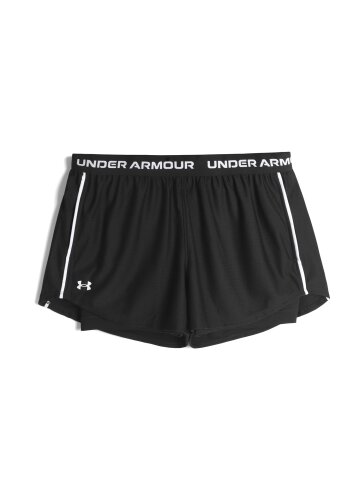 언더아머 UA 여성 테크 플레이 업 투인원 쇼츠 블랙 1389895-001