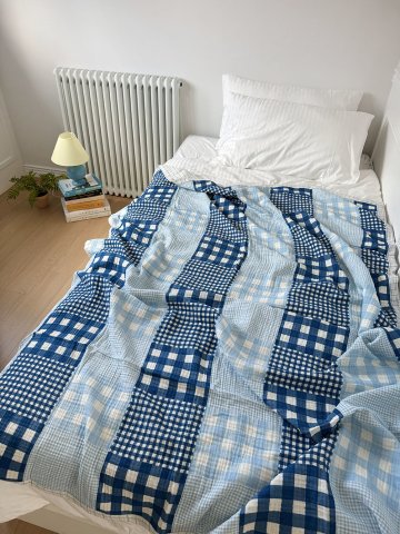 죠죠 블루 4중거즈 양명 블랭킷 2type