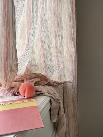 메리엘 링클 핑크 빈티지커튼