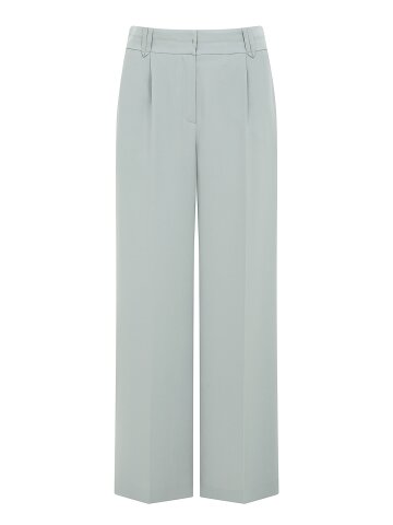 미니멀 원턱 와이드 팬츠 