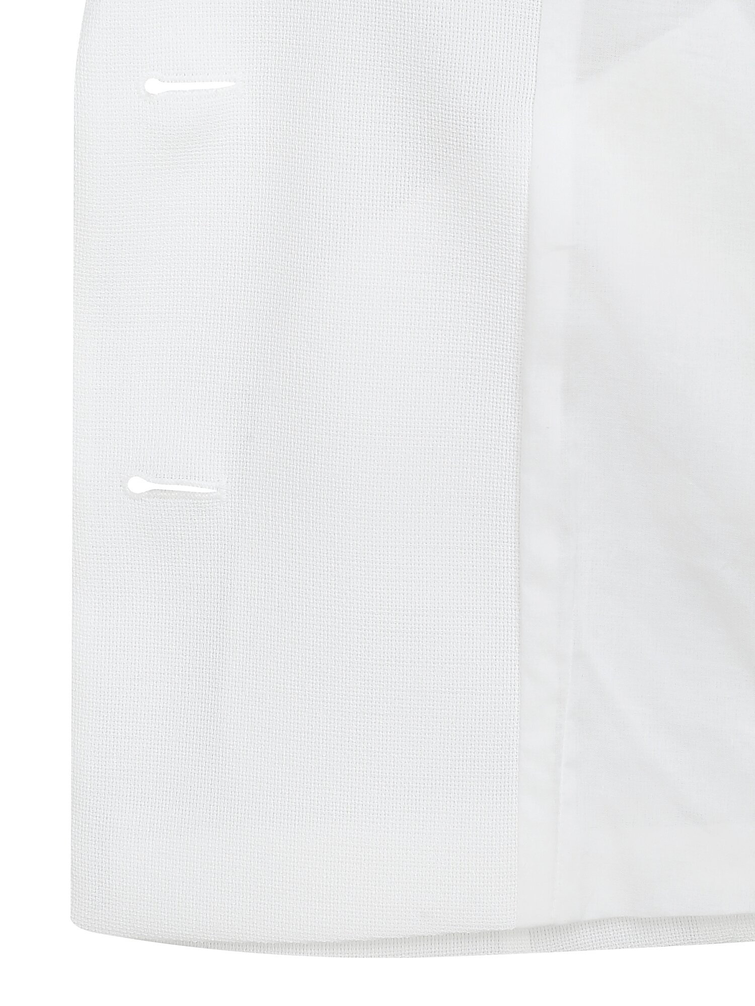 루즈핏 칼라리스 라펠 재킷 (WHITE)
