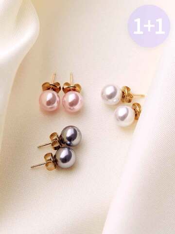 [1+1] 14K GF 데일리 진주 귀걸이 ELGPEE483