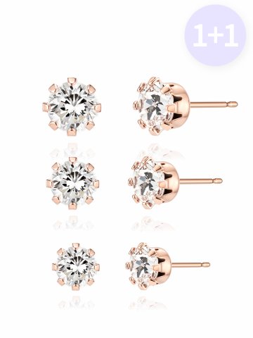 [1+1] 스와로브스키 14K GF 귀걸이 EL2SET116
