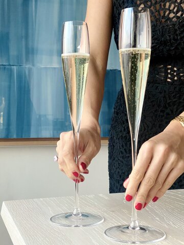 샴페인 플루트 세트 (2P)