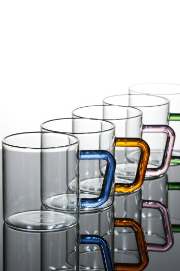  내열유리 컬러머그W 305ml 6종