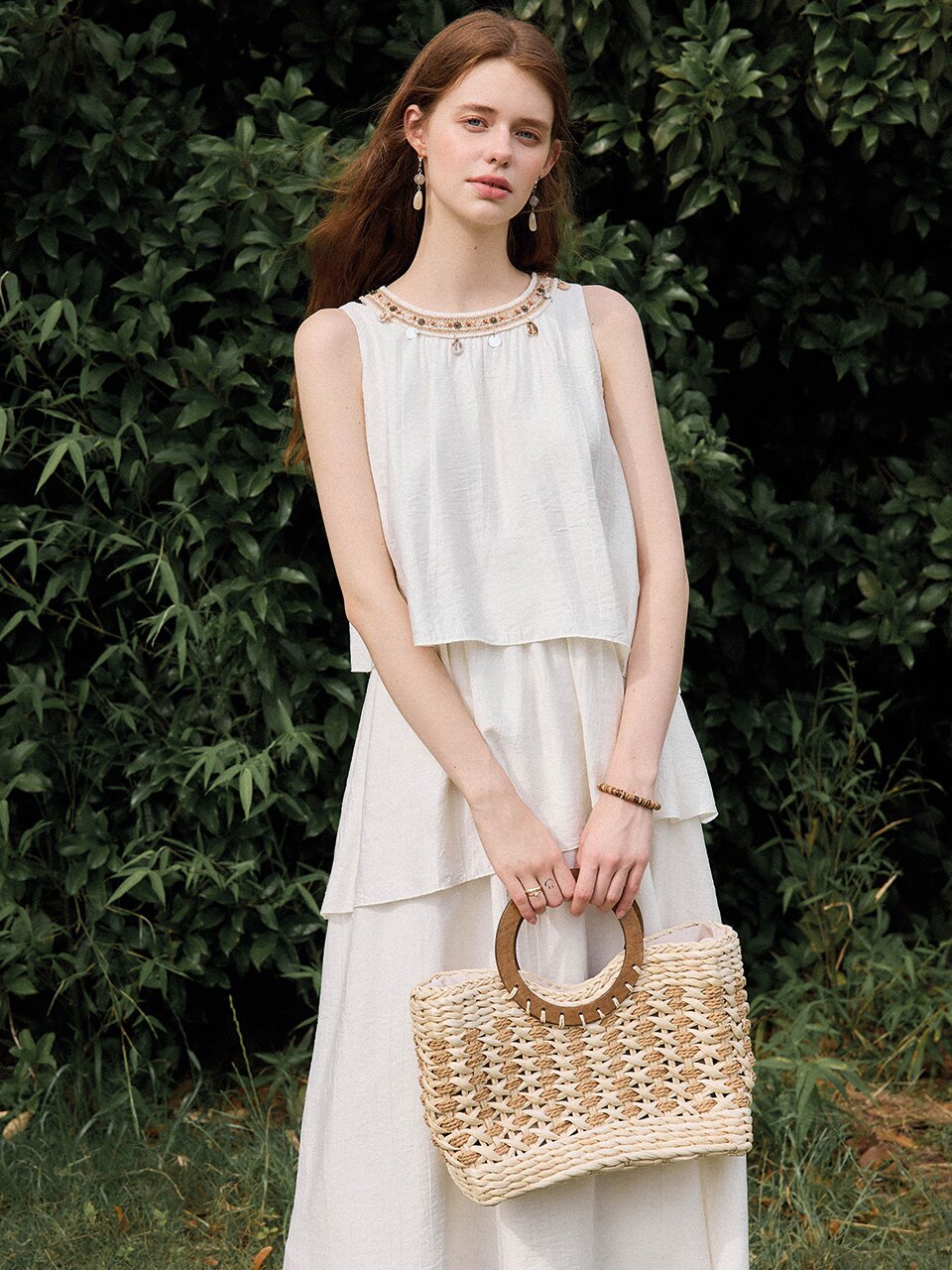 WD_Vacation layered sleeveless dress