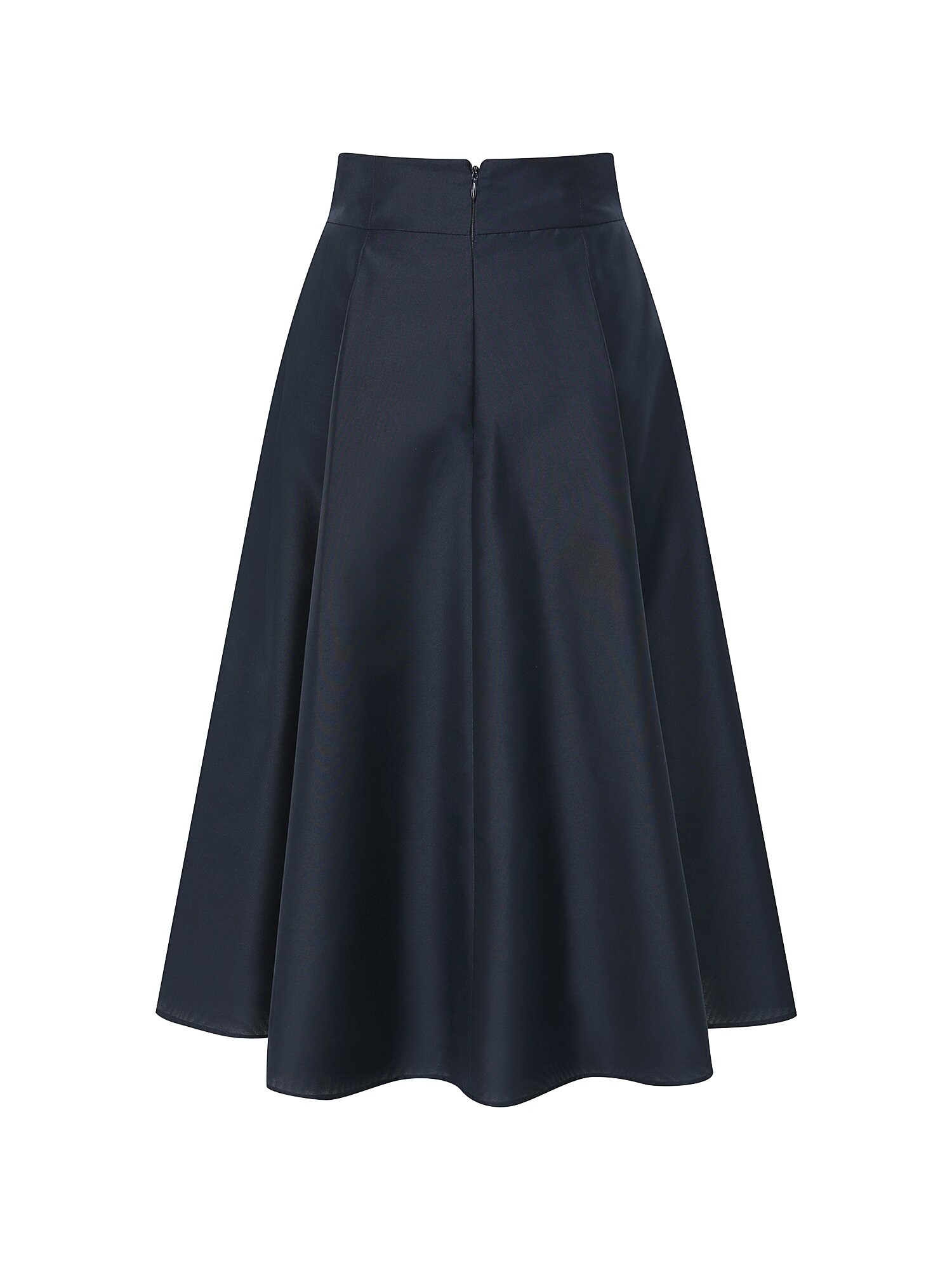 버튼 포켓 플레어 스커트 (NAVY)