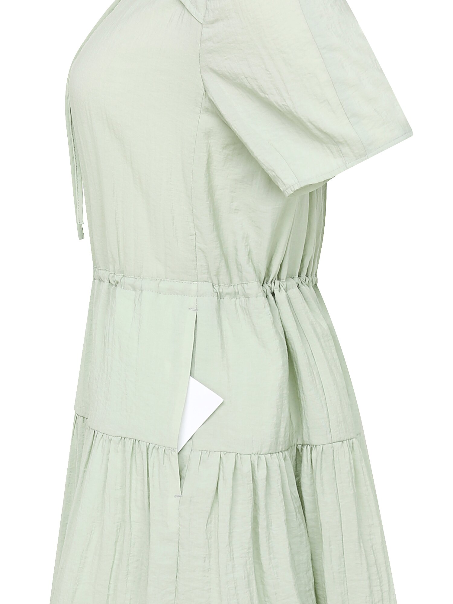 리본 레이어 티어드 원피스 (MINT)