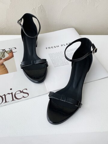 벨리나 보우 샌들_Black 2/3/4/5cm ODRD24053