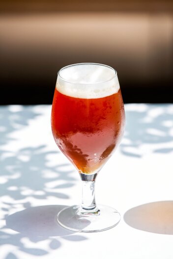 강화유리 고블렛잔 발리 350ml