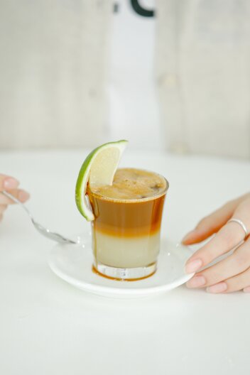 강화유리컵 모카 110ml