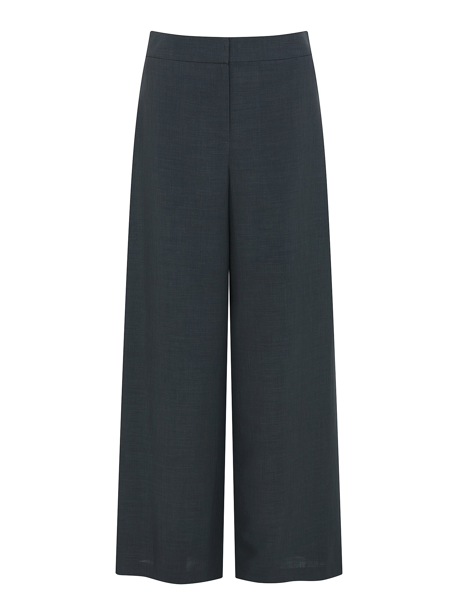 히든 버튼 퀼로트 팬츠 (DARK GREY)