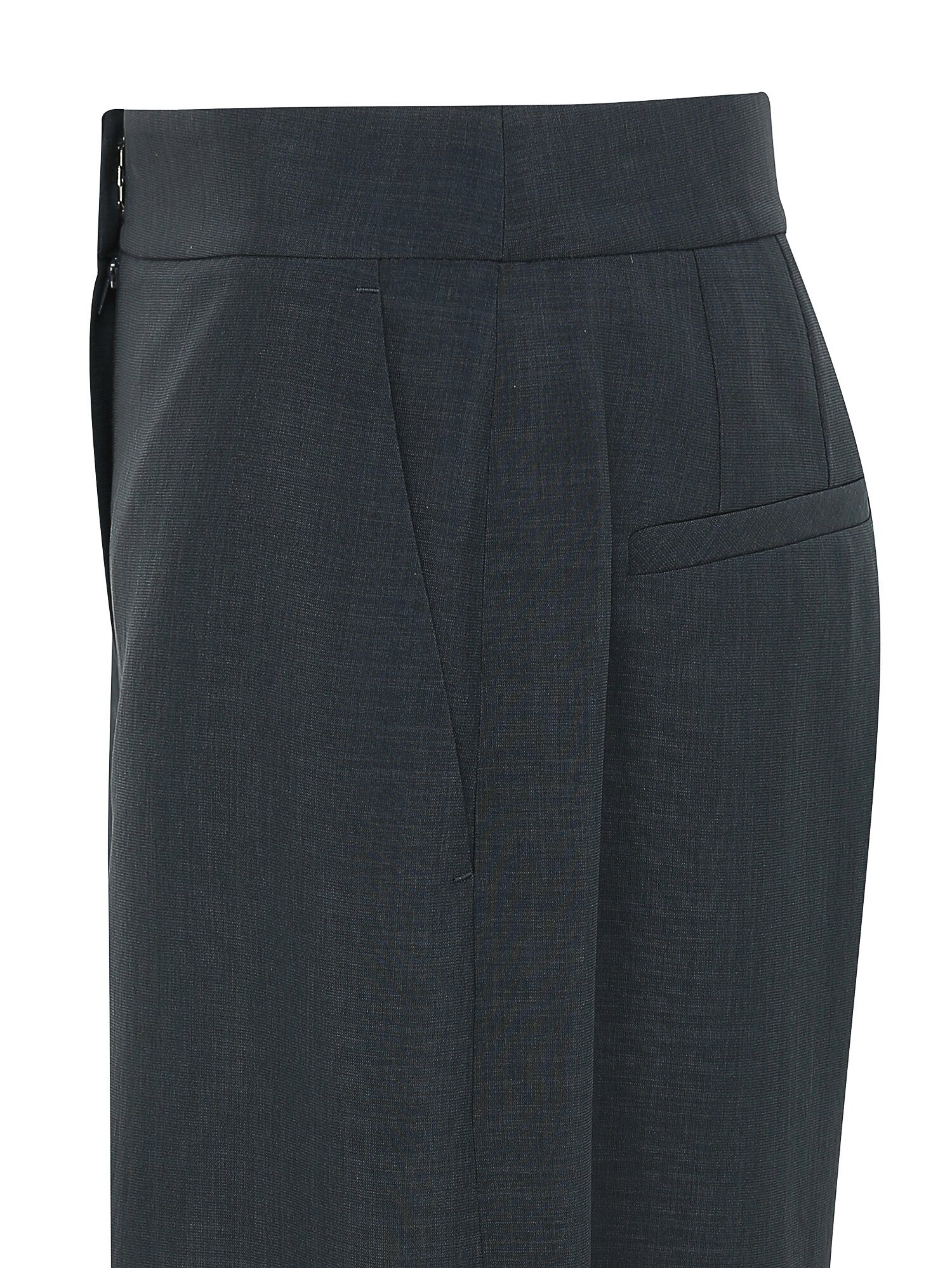 히든 버튼 퀼로트 팬츠 (DARK GREY)