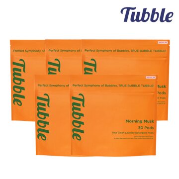 [터블] 트루클린 3in1 캡슐 세탁세제 모닝머스크 (30P x 5개)