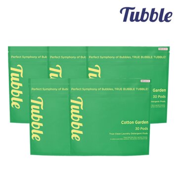 [터블] 트루클린 3in1 캡슐 세탁세제 코튼가든 (30P x 5개)